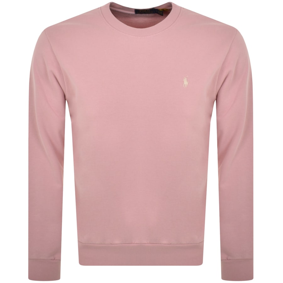 Ralph Lauren Crew Neck Sweatshirt Pink Mainline Menswear